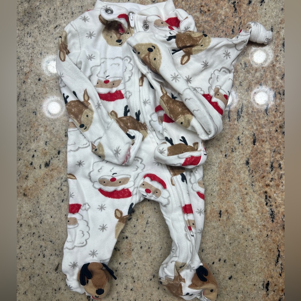 Carters Newborn Reindeer Set
